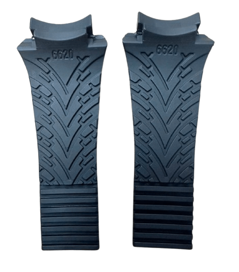 Black Custom Rubber Watch Band for Porsche Design P6620 – 23mm Strap - Universal Jewelers & Watch Tools Inc.