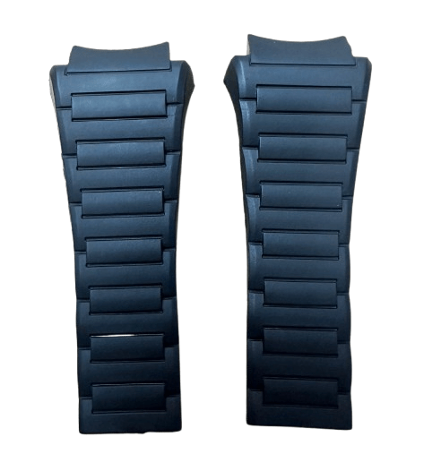 Black Custom Rubber Watch Band for Porsche Design P6620 – 23mm Strap - Universal Jewelers & Watch Tools Inc.