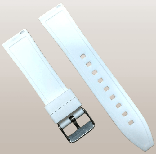 White 22mm Rubber Watch Band Strap for Gucci Watch – Replacement Sport Strap - Universal Jewelers & Watch Tools Inc.