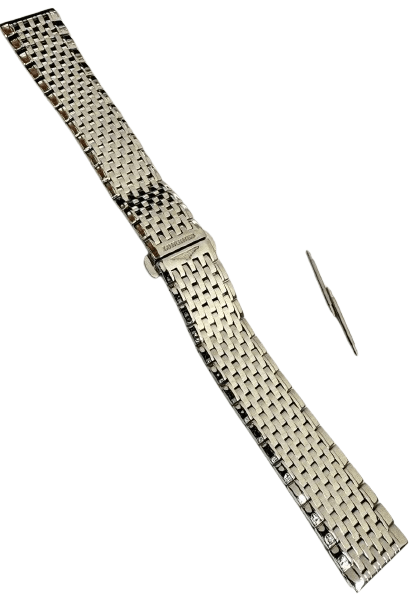 Stainless Steel Silver Watch Strap – 18mm Replacement Band Compatible with Longines Watches - Universal Jewelers & Watch Tools Inc.