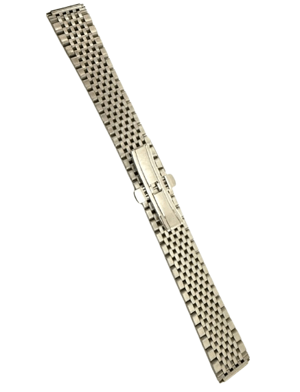 Stainless Steel Silver Watch Strap – 18mm Replacement Band Compatible with Longines Watches - Universal Jewelers & Watch Tools Inc.