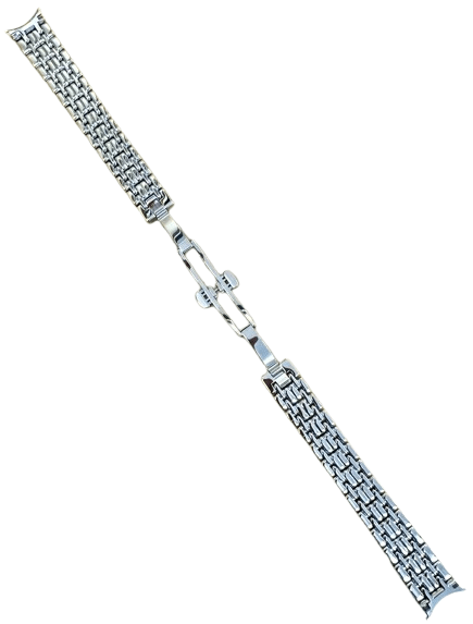 Two - Tone Stainless Steel Watch Strap – 13mm Gold & Silver Replacement Band Compatible with Longines Watches - Universal Jewelers & Watch Tools Inc.