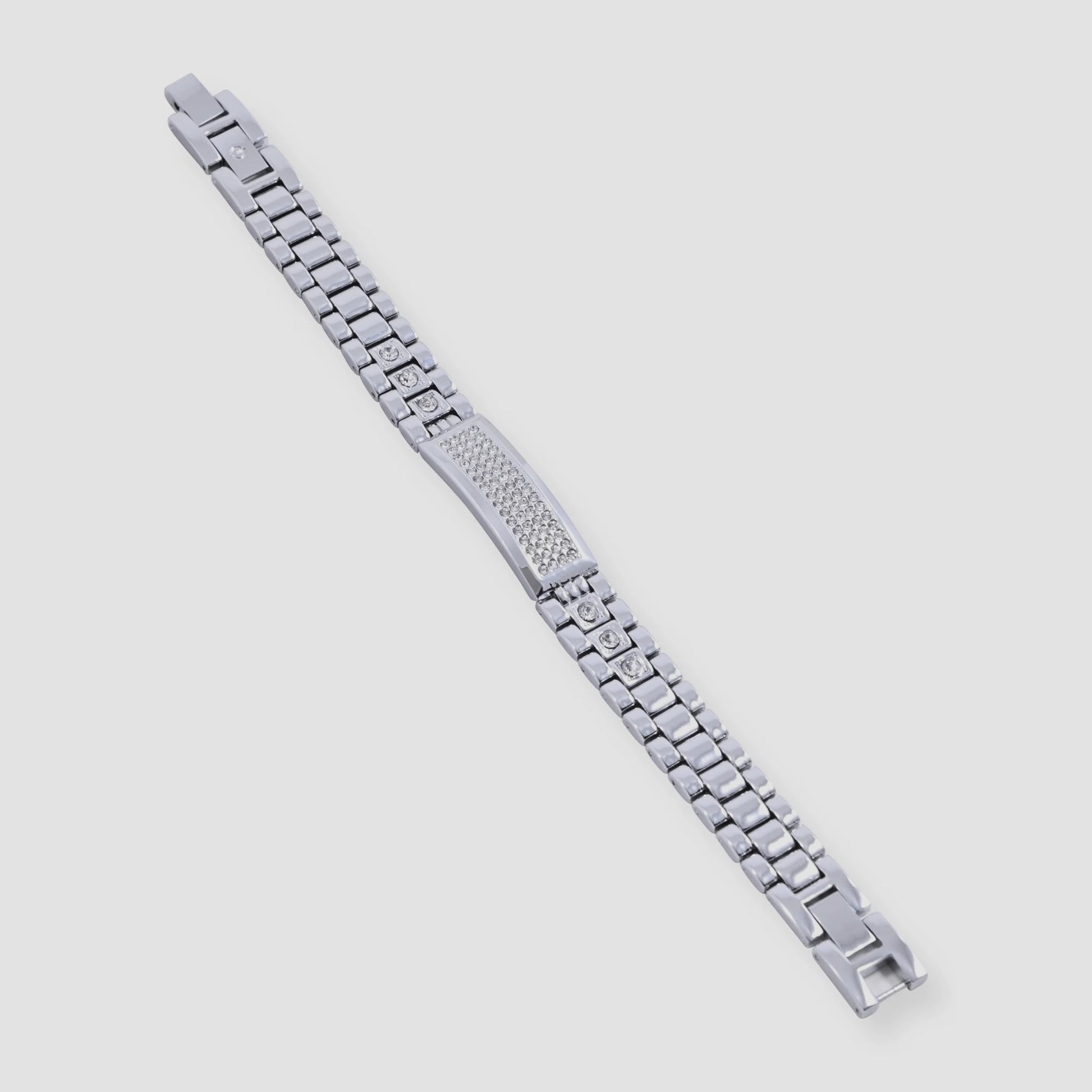 Elgin Men's Silver Watch & Matching Bracelet Set – Gold Markers | FG180016SST - Universal Jewelers & Watch Tools Inc.