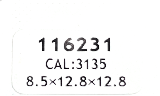 Watch Hands For Rolex Rose Gold 116231 Fits to Caliber 3135 Size 8.5x12.8x12.8mm - Universal Jewelers & Watch Tools Inc.