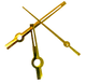 Watch Hands For Rolex Gold 1601.2 Fits to Caliber 1570 - Universal Jewelers & Watch Tools Inc.