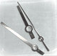 Watch Hands For Rolex Silver 1601.6 Fits to Caliber 1570 - Universal Jewelers & Watch Tools Inc.