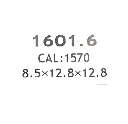 Watch Hands For Rolex Silver 1601.6 Fits to Caliber 1570 - Universal Jewelers & Watch Tools Inc.