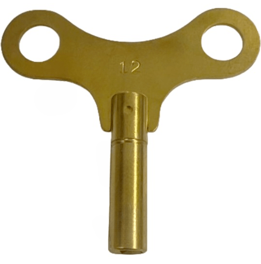 Brass Single End Clock Key 12, Jeweler Tools - Universal Jewelers & Watch Tools Inc.