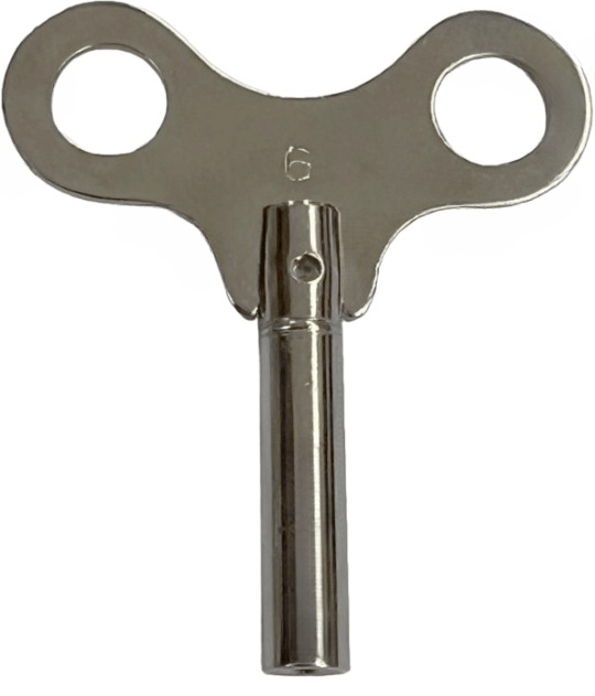 Brass Single End Clock Key 6, Jeweler Tools - Universal Jewelers & Watch Tools Inc.