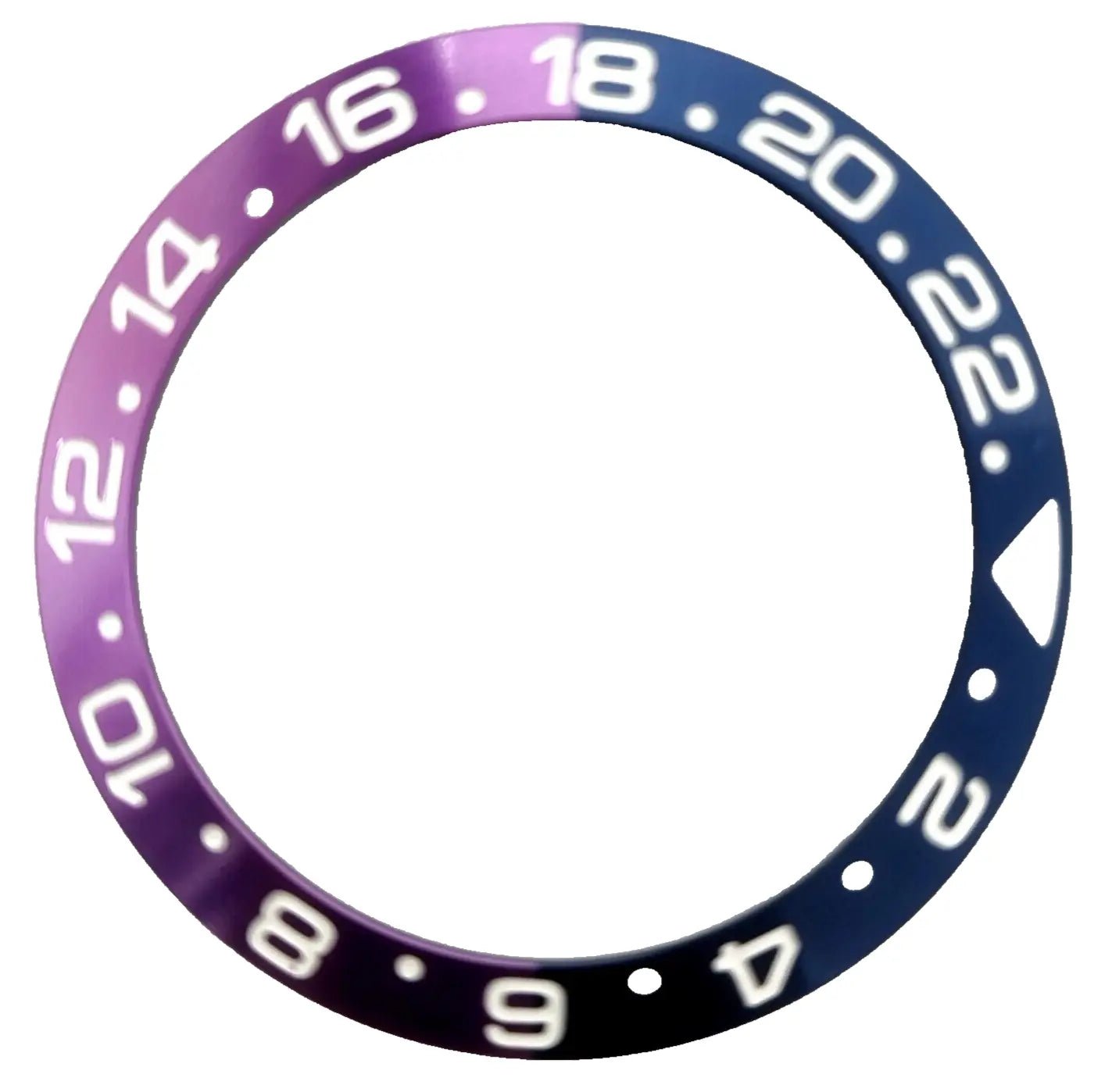 BEZEL INSERT FOR 40MM ROLEX SEA DWELLER 16600 OR 16660 WATCH BLUE/PURPLE - Universal Jewelers & Watch Tools Inc.