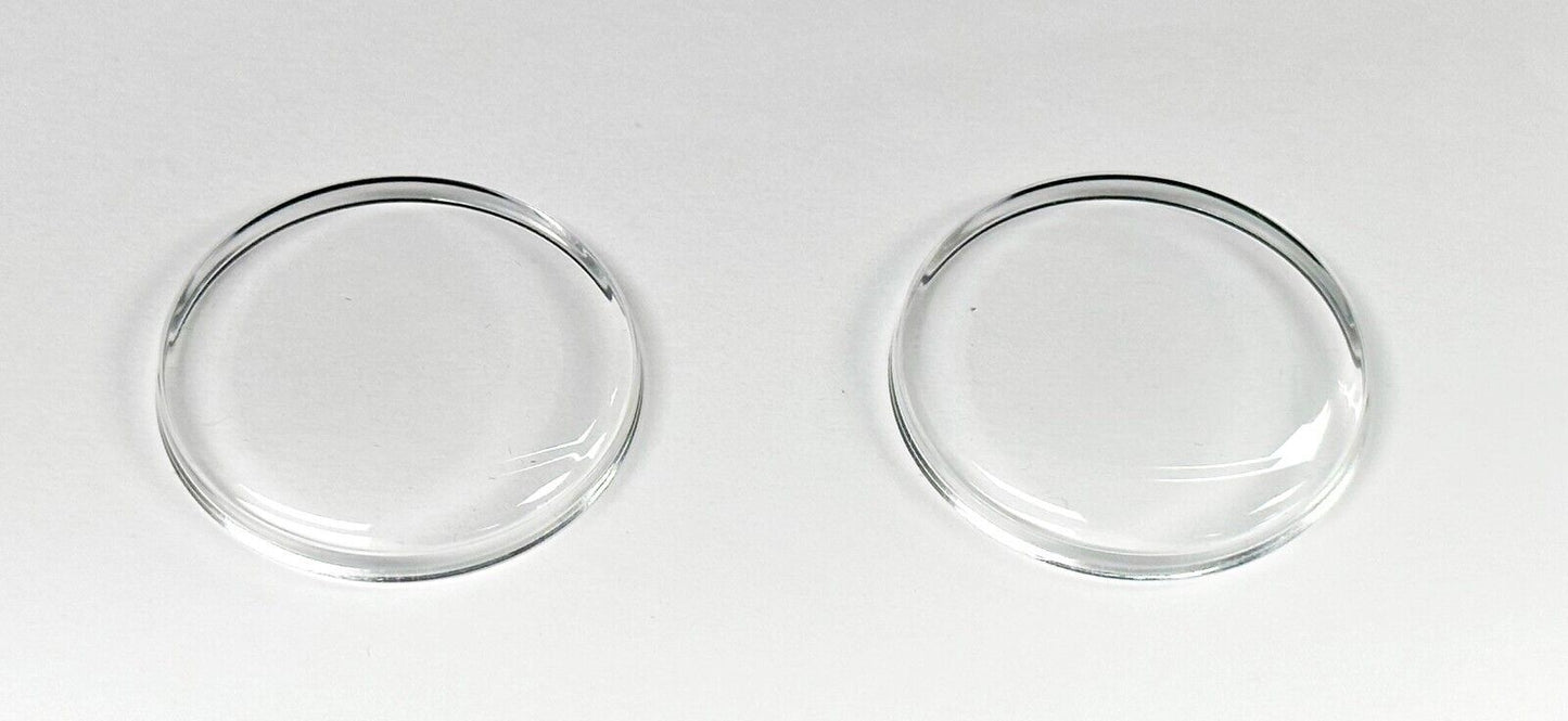 Assortment Watch Crystals, 250pcs Plastic Glasses, High Dome 36.2mm to 41.0mm - Universal Jewelers & Watch Tools Inc.