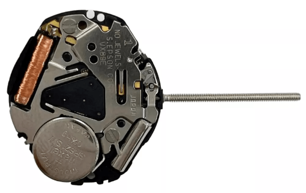Hattori VX89 2H DT3 Seiko Quartz Watch Movement Overall Height 3.7mm - Universal Jewelers & Watch Tools Inc.