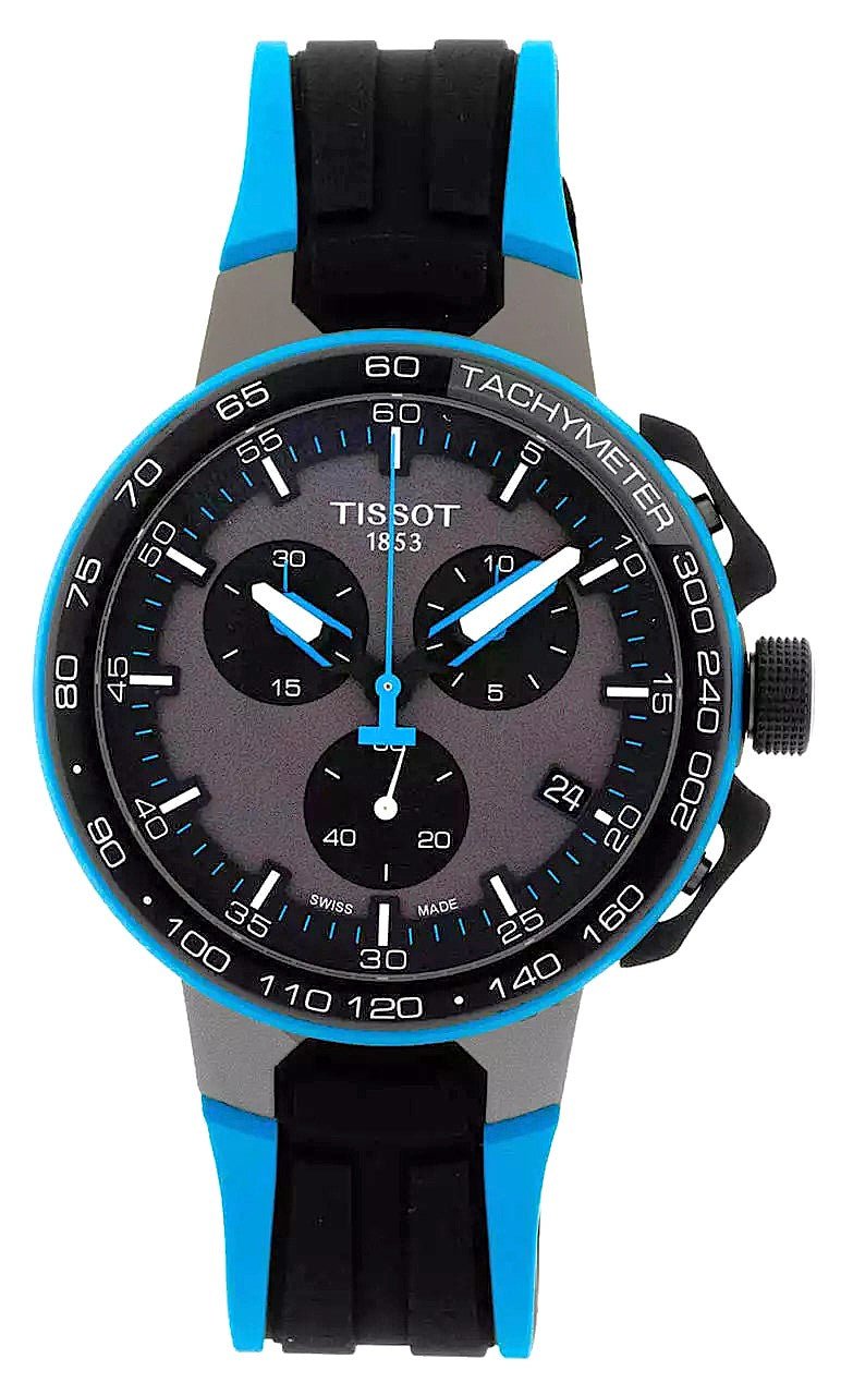 Tissot T - Race Cycling Chronograph T111.417.37.441.05 Men's Swiss Quartz Watch with Silicone Strap - Universal Jewelers & Watch Tools Inc.