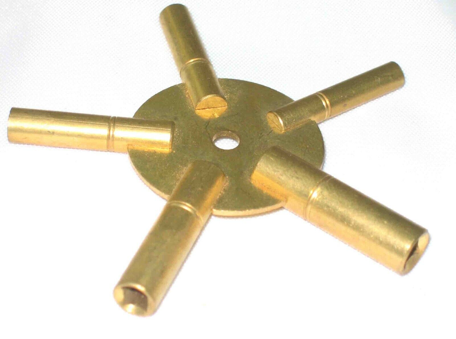 Clocks Winding Key Brass 5 Prong ODD Number 3, 5, 7, 9 and 11 - Universal Jewelers & Watch Tools Inc.