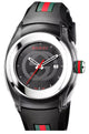 Shop GUCCI SYNC YA137101 Men’s Watch – All Black Dial and Strap, Quartz Movement. Comes with original box and booklet. Authentic & sleek. - Universal Jewelers & Watch Tools Inc.