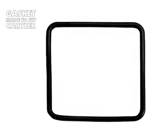 Imitation Rubber Gasket For Brand Watches Made To Fit CARTIER Ladies PANTHER (13.4×13.4×0.7)mm - Universal Jewelers & Watch Tools Inc.