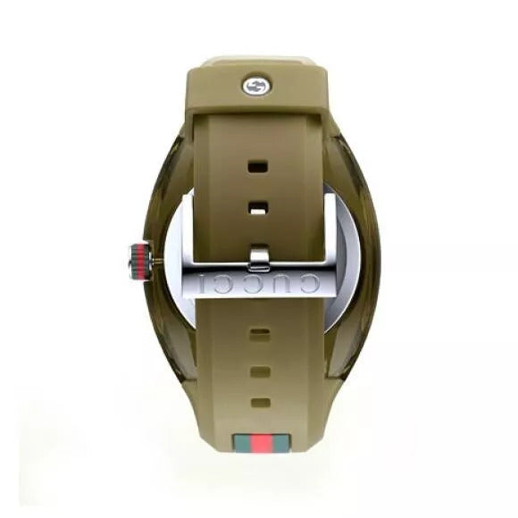 GUCCI SYNC YA137111 Men's Watch – Green Army Dial, Quartz, Box & Booklet Included