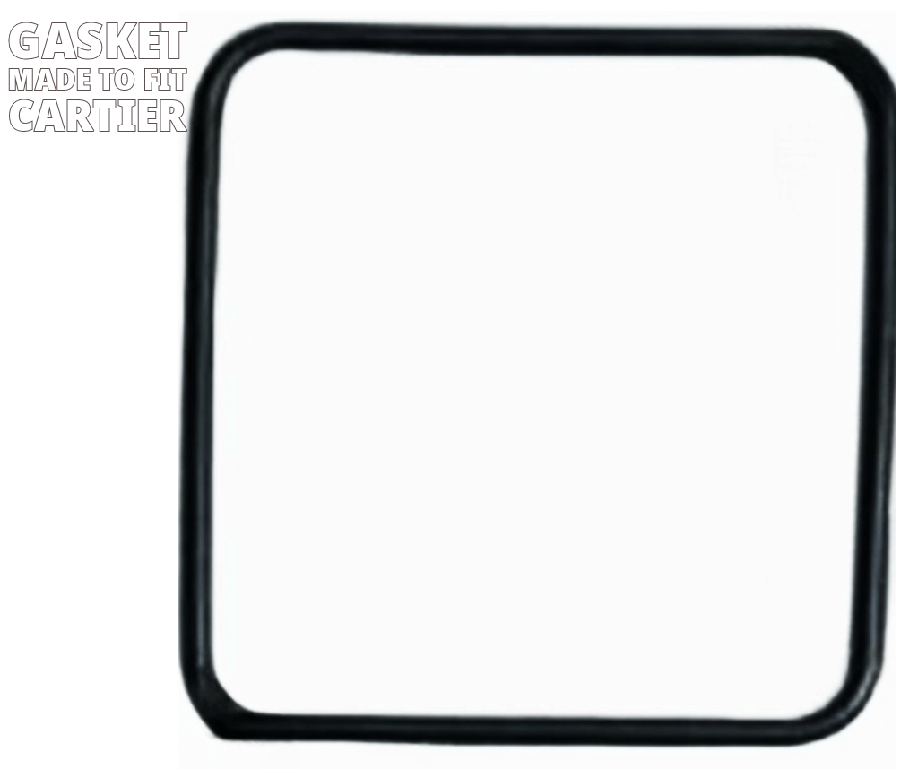 Gasket Made to Fit CA8 - CARTIER SANTOS 100 Crystal (21.6×22×1.2)mm - Universal Jewelers & Watch Tools Inc.