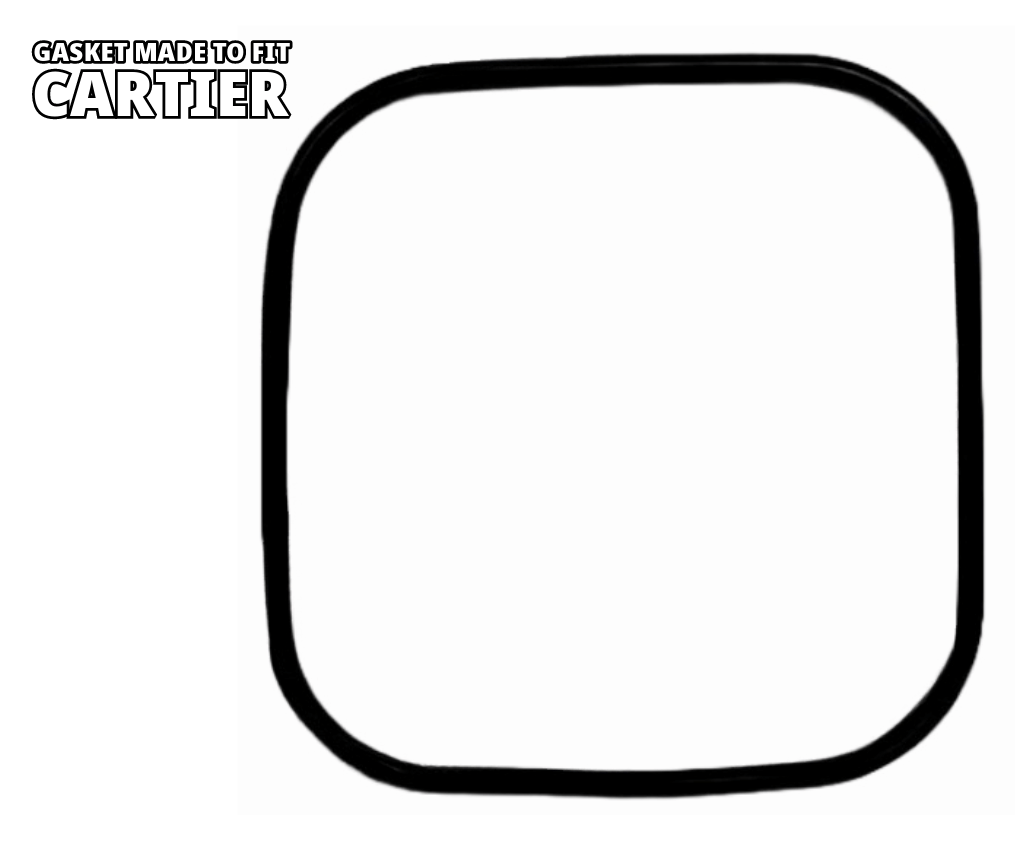 Back Gasket Made to Fit CA9 - CARTIER SANTOS 100 (24.9×24.8×0.8)mm - Universal Jewelers & Watch Tools Inc.
