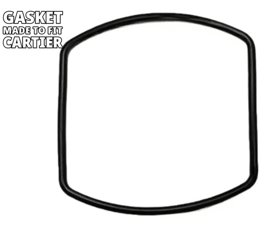 Gasket Made to Fit CA5 - CARTIER ROADSTER CRYSTAL Model 2510 (25.2×26.2×1.2)mm - Universal Jewelers & Watch Tools Inc.