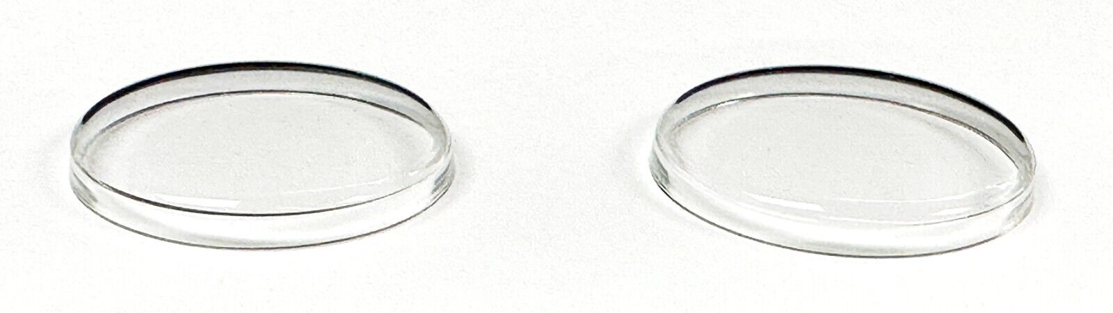 Assortment Watch Crystals, 250pcs Plastic Glasses, Low Dome 31.2mm to 36.0mm - Universal Jewelers & Watch Tools Inc.