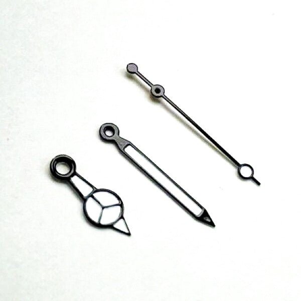 Replacement Watch Hands Black 12mm,Fits to Ronda,Miyota,ETA,Seiko,Swatch,Timex - Universal Jewelers & Watch Tools Inc.
