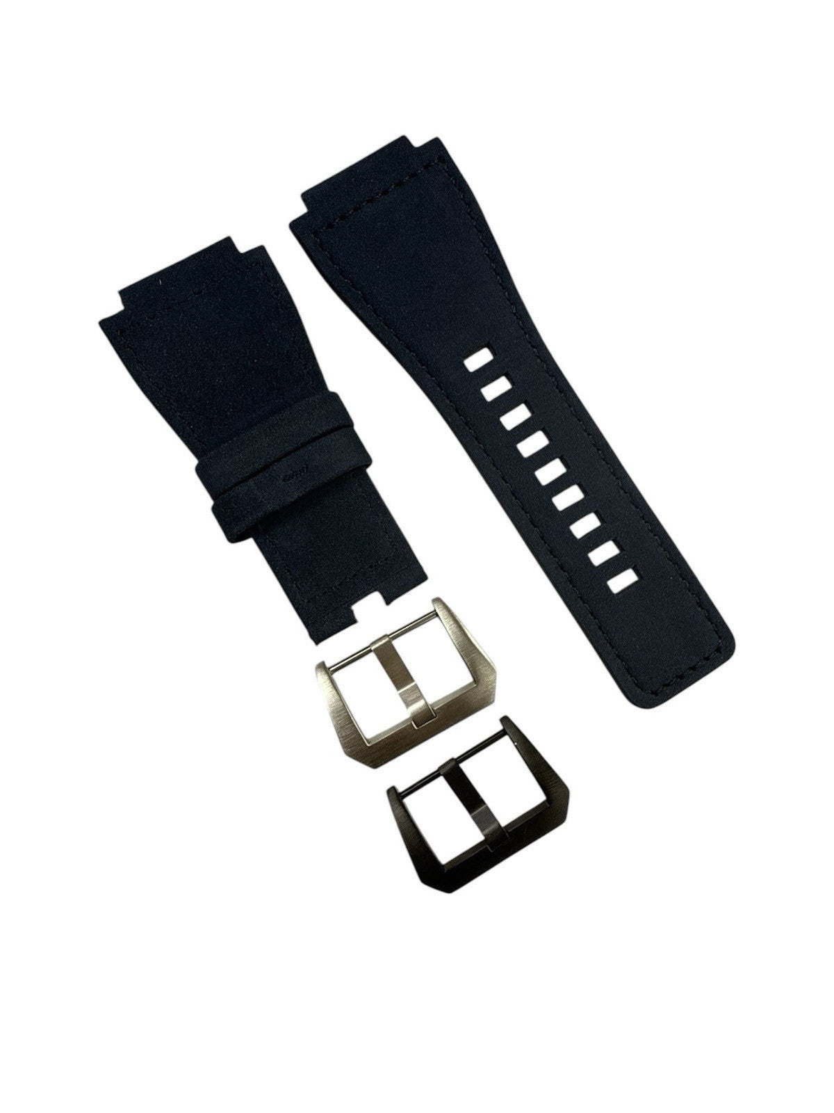 B & R Bands Leather With Stitch Bell & Ross Watch Band