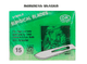 100pcs STERILE SURGICAL BLADES, BLADE NO 15, BLADES FOR HANDLE NO.3. - Universal Jewelers & Watch Tools Inc.