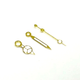 Replacement Watch Hands Gold - Luminous 8mm,Fits to Ronda,Miyota,ETA,Seiko,Swatch,Timex - Universal Jewelers & Watch Tools Inc.