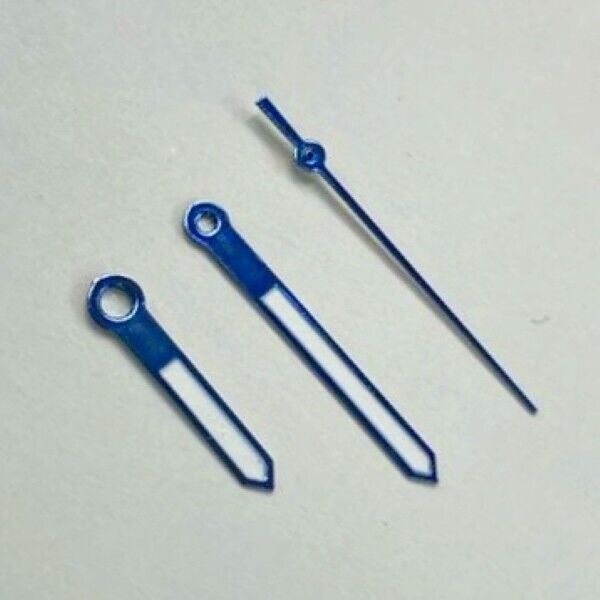 Replacement Watch Hands Blue 11x1.5 mm,Fits Ronda,Miyota,ETA,Seiko,Swatch,Timex - Universal Jewelers & Watch Tools Inc.