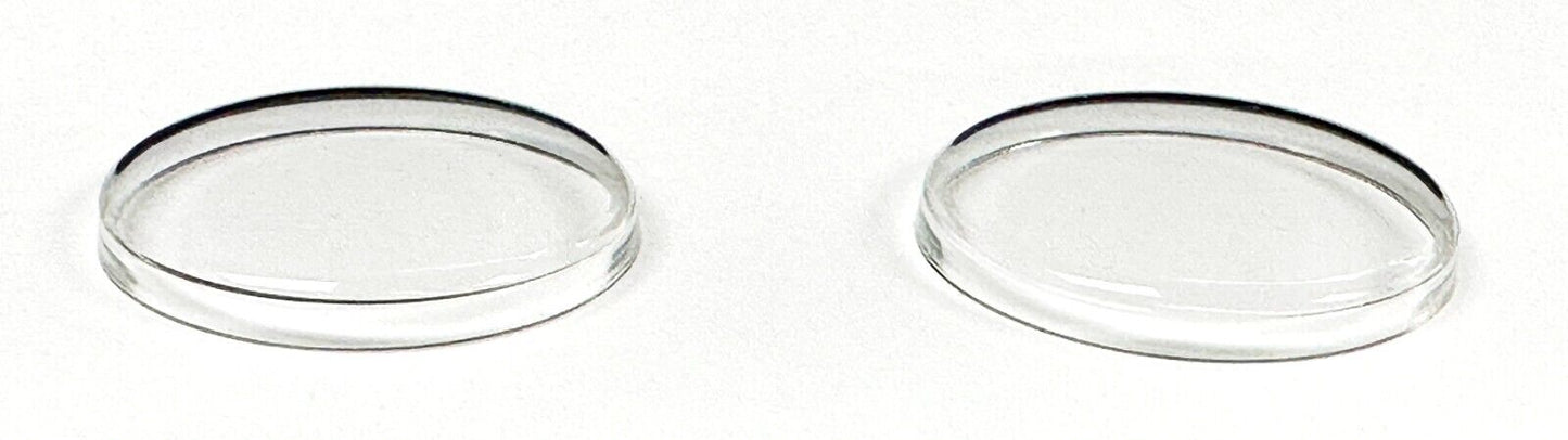 Assortment Watch Crystals, 250pcs Plastic Glasses, Low Dome 26.2mm to 31.0mm - Universal Jewelers & Watch Tools Inc.