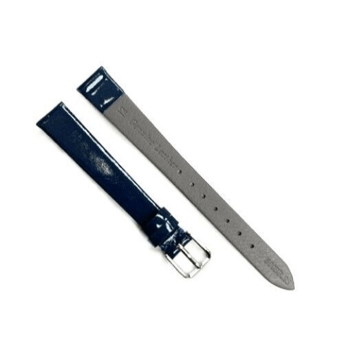 Watch Band 12MM Navy Blue Genuine Leather Soft Sweat Proof, Soft and Flat - Universal Jewelers & Watch Tools Inc.
