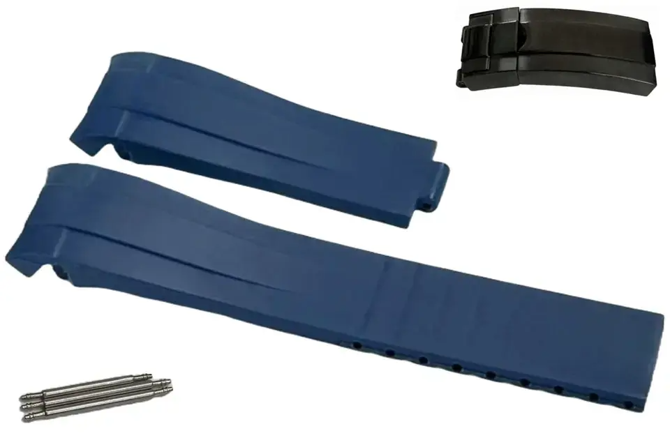 Multi-Color ROLEX Rubber Watch Band 21mm Fits DateJust SUBMARINER GMT DAYTONA EXPLORER