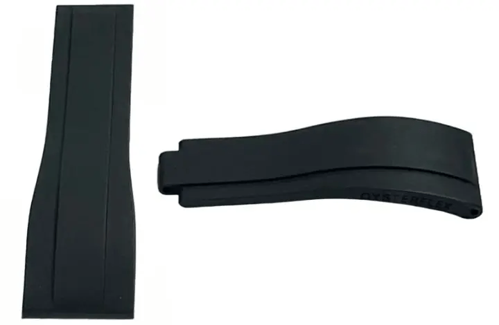 ROLEX BLACK Rubber OYSTERFLEX Watch Band 20MM Fits SUBMARINER, Rolex Deepsea & others - Universal Jewelers & Watch Tools Inc.