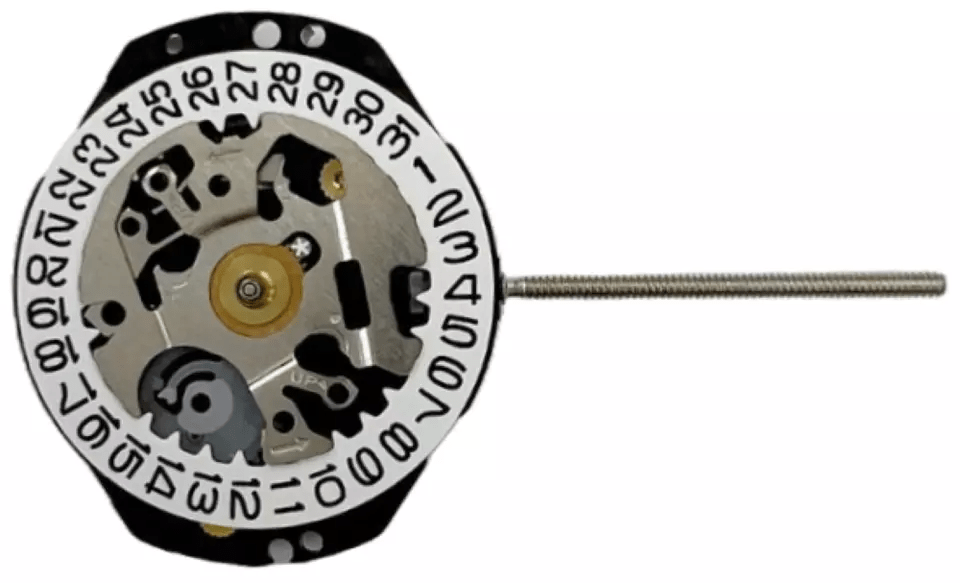 Hattori VX89 2H DT3 Seiko Quartz Watch Movement Overall Height 3.7mm - Universal Jewelers & Watch Tools Inc.
