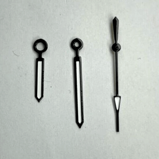 Replacement Watch Hands Black 12 mm,Fits to Ronda,Miyota,ETA,Seiko,Swatch,Timex - Universal Jewelers & Watch Tools Inc.