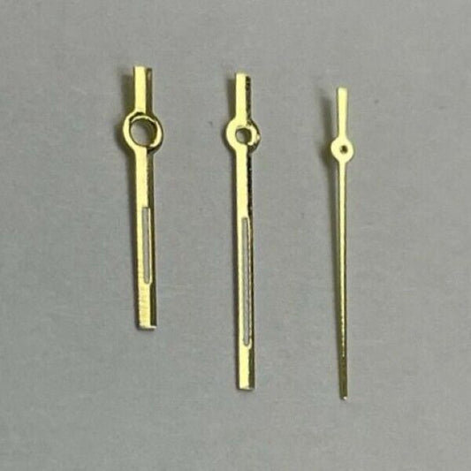 Replacement Watch Hands Gold 12mm,Fits to Ronda,Miyota,ETA,Seiko,Swatch,Timex - Universal Jewelers & Watch Tools Inc.