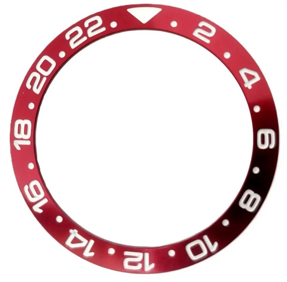 BEZEL INSERT FOR 40MM ROLEX SEA DWELLER 16600 OR 16660 WATCH, RED - Universal Jewelers & Watch Tools Inc.