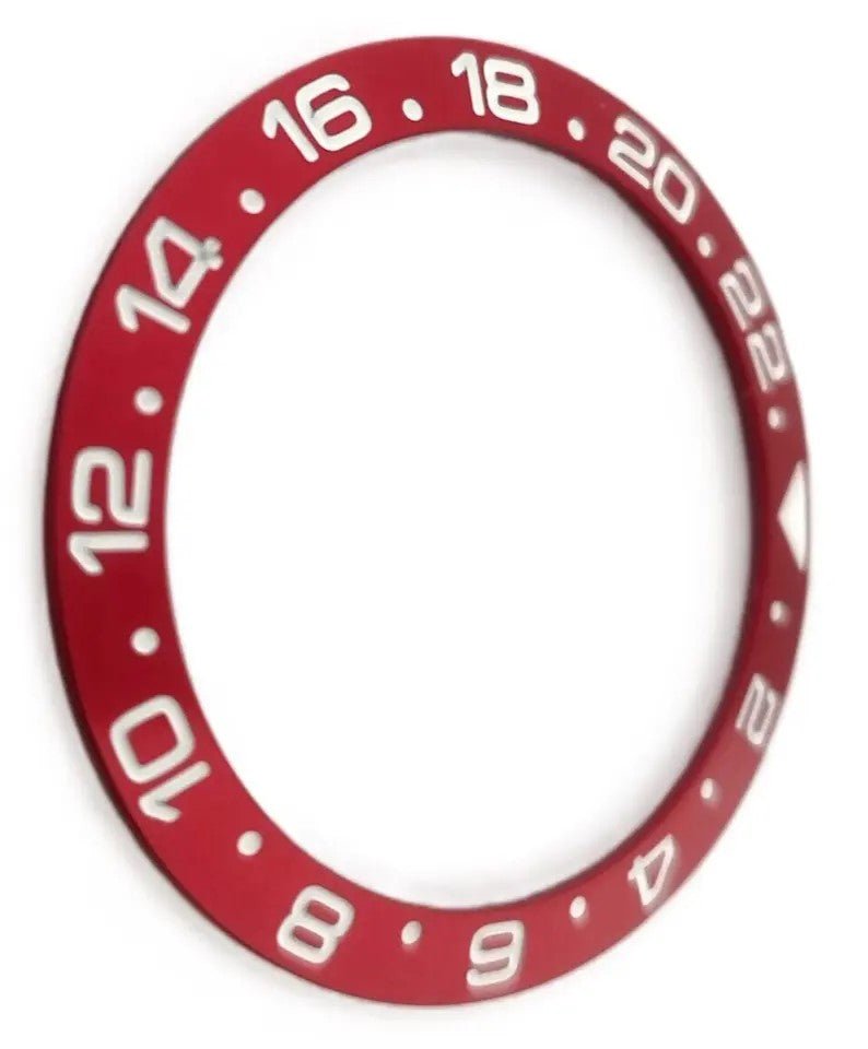BEZEL INSERT FOR 40MM ROLEX SEA DWELLER 16600 OR 16660 WATCH, RED - Universal Jewelers & Watch Tools Inc.