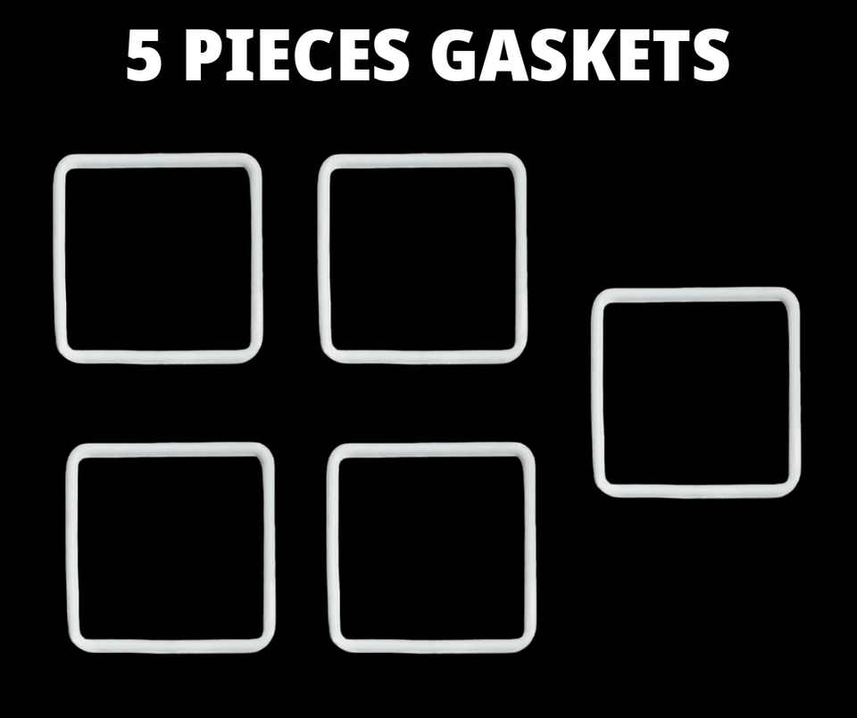 WHITE Gasket Made to Fit CA50 - CARTIER SANTOS GALBEE SMALL (14.4×14.4×1.00)mm - Universal Jewelers & Watch Tools Inc.