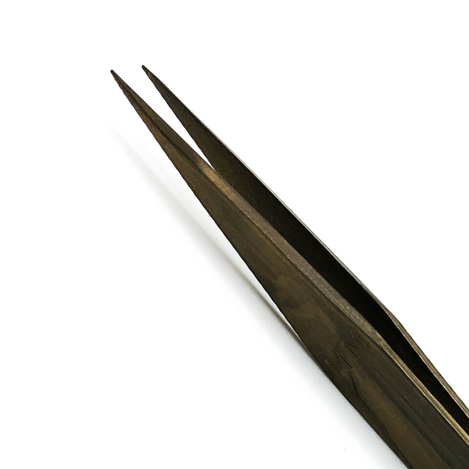 Fine Point Brass Tweezers Anti - Magnetic MM Watch Repair Tool - Universal Jewelers & Watch Tools Inc.