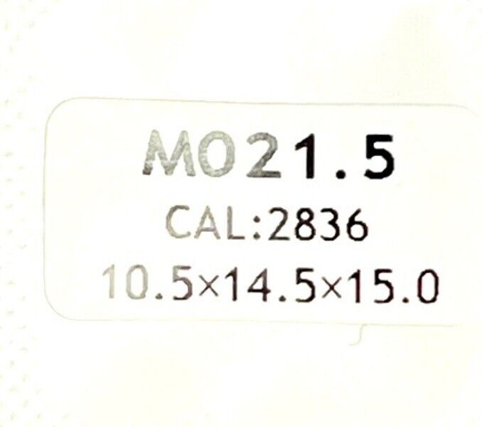 Watch Hands Rose Gold Model M - 210.5 Fits to Caliber 2836 - Universal Jewelers & Watch Tools Inc.