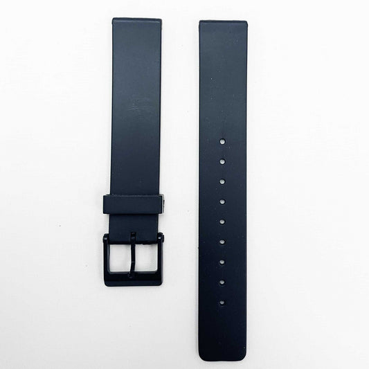 16MM PVC Plastic Watch Band Black Flat for Casio Timex Seiko Citizen Iron Man Watches - Universal Jewelers & Watch Tools Inc.