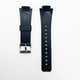 16MM PVC Plastic Watch Band Black Plain Special Fitting for Casio Timex Seiko Citizen Iron Man Watches - Universal Jewelers & Watch Tools Inc.