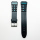 18 MM PVC Sports Diving Watch Band Black Color Quick Release Regular Size Watch Strap - Universal Jewelers & Watch Tools Inc.