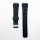 18 MM PVC Sports Watch Band Black Color Quick Release XL Size Watch Strap - Universal Jewelers & Watch Tools Inc.