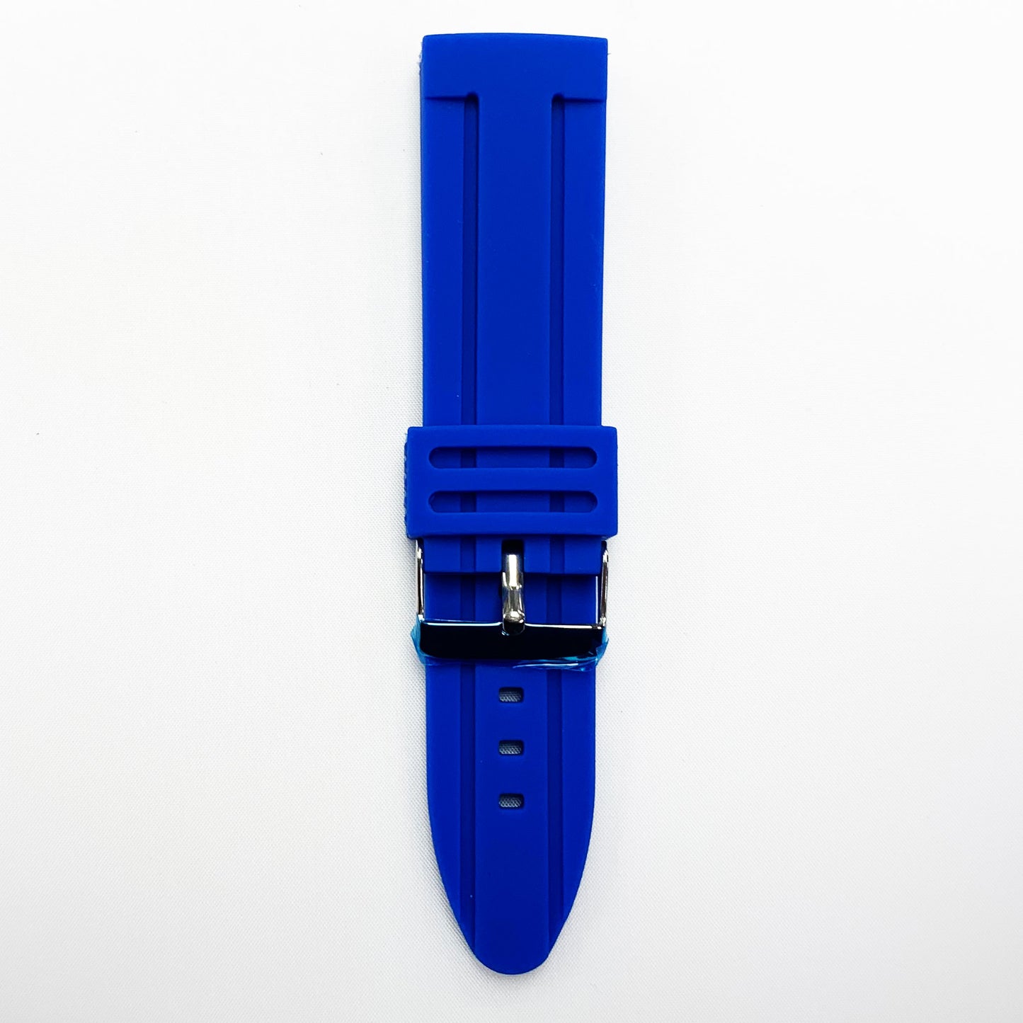 18 MM Silicone Straight Watch Band Blue Color Quick Release Regular Size G Shock Casio Watch Strap - Universal Jewelers & Watch Tools Inc.
