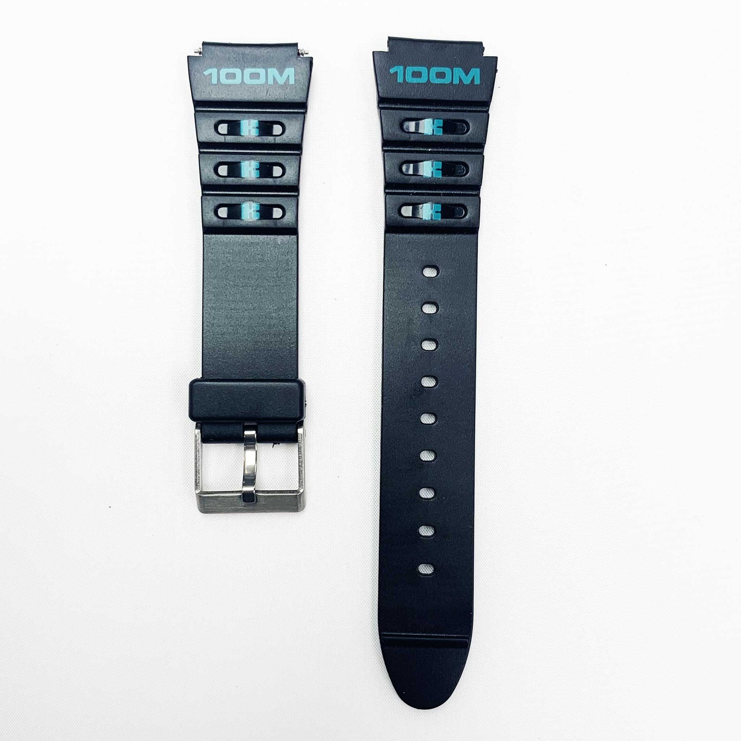 18mm pvc plastic watch band special fitting easy pin for casio timex seiko citizen iron man watches