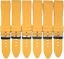LOT OF 6pcs. Watch Bands Yellow Silicon Rubber 22mm Curve End Fits Tag Heuer - Universal Jewelers & Watch Tools Inc.