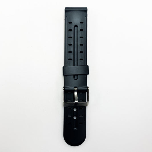 20 MM PVC Style Watch Band Black Color Quick Release Regular Size Watch Strap - Universal Jewelers & Watch Tools Inc.